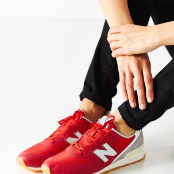New Balance Shoes Red 696 Reengineered Runner Poshmark